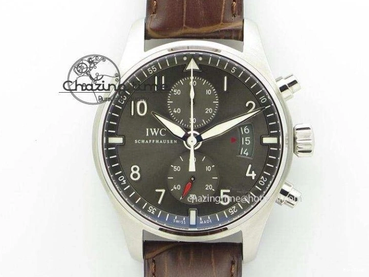 MIROTIME 0415 Stylish Portofino IW459402 RG MKS 1:1 Best Edition White Dial on Brown Leather Strap Miyota 7084